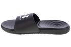 Klapki męskie, czarne, Under Armour Ansa Fixed Slides