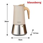 Klausberg, zaparzacz do kawy, na indukcję, 600 ml, KB-7997