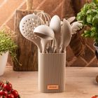 Klausberg, zestaw 12 silikonowych przyborów kuchennych w stojaku, kb-9012