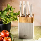 Klausberg, zestaw noży w bloku akacjowym, kb-7984