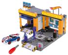 Klein, Hot Wheels, stacja serwisowa z myjnią i samochodem do skręcania