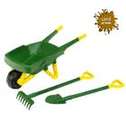 Klein, John Deere, taczka z łopatką i grabkami