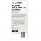 KönigHoffer, forma prostokątna, 30-13-5,5 cm, black marble