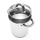 Könighoffer, wysoki garnek z sitkiem, indukcja, 4l, 16-21 cm