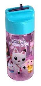 Koci Domek Gabi, butelka ze zintegrowaną słomką, 430 ml