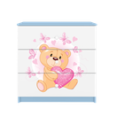 Kocot Kids, Babydreams, komoda, niebieska, miś motylki