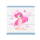 Kocot Kids, Babydreams, komoda, niebieska, wróżka z motylkami