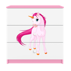 Kocot Kids, Babydreams, komoda, różowa, jednorożec