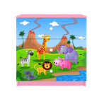 Kocot Kids, Babydreams, komoda, różowa, safari