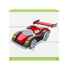 Kocot Kids, Babydreams, komoda, zielona, auto wyścigowe