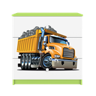 Kocot Kids, Babydreams, komoda, zielona, ciężarówka