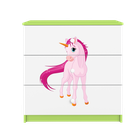 Kocot Kids, Babydreams, komoda, zielona, jednorożec