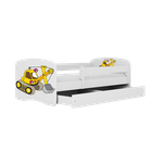 Kocot Kids, Babydreams, łóżko, białe, koparka, 80-160 cm