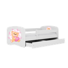 Kocot Kids, Babydreams, łóżko, białe, miś motylki, 80-160 cm