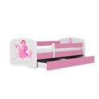 Kocot Kids, Babydreams, łóżko, różowe, księżniczka na koniku, 80-180 cm