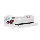 Kocot Kids, Babydreams, łóżko z szufladą, białe, formuła, 80-160 cm