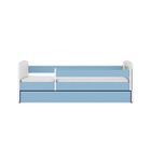 Kocot Kids, Babydreams, łóżko z szufladą i materacem, niebieskie, dinusie, 80-160 cm