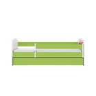 Kocot Kids, Babydreams, łóżko z szufladą i materacem, zielone, straż pożarna, 70-140 cm