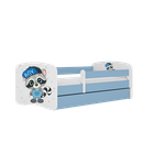 Kocot Kids, Babydreams, łóżko z szufladą, niebieskie, szop, 70-140 cm