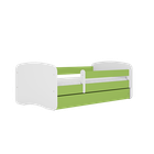 Kocot Kids, Babydreams, łóżko z szufladą, zielone, 70-140 cm