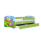 Kocot Kids, Babydreams, łóżko, zielone, safari, 80-160 cm