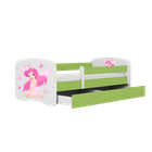 Kocot Kids, Babydreams, łóżko, zielone, wróżka z motylkami, 80-180 cm