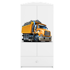 Kocot Kids, Babydreams, szafa, biała, ciężarówka, 181.2-52-90 cm