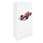 Kocot Kids, Babydreams, szafa, biała, formuła, 181.2-52-90 cm