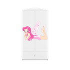 Kocot Kids, Babydreams, szafa, biała, wróżka ze skrzydełkami, 181.2-52-90 cm