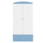Kocot Kids, Babydreams, szafa, niebieska, 181.2-52-90 cm