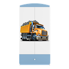 Kocot Kids, Babydreams, szafa, niebieska, ciężarówka, 181.2-52-90 cm