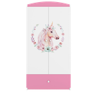 Kocot Kids, Babydreams, szafa, różowa, konik, 181.2-52-90 cm