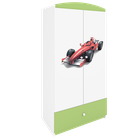 Kocot Kids, Babydreams, szafa, zielona, formuła, 181.2-52-90 cm