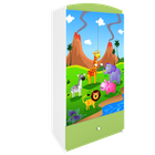 Kocot Kids, Babydreams, szafa, zielona, safari, 181.2-52-90 cm