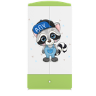 Kocot Kids, Babydreams, szafa, zielona, szop, 181.2-52-90 cm