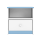 Kocot Kids, Babydreams, szafka nocna, niebieska, 181.2-52-90 cm