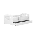 Kocot Kids, Classic 1, łóżko, białe, 80-180 cm