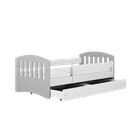 Kocot Kids, Classic 1, łóżko, szare, 80-160 cm
