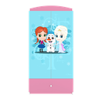 Kocot Kids, Kraina Lodu, Babydreams, szafa, różowa, 181.2-52-90 cm