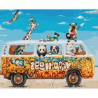 Koh-i-Noor, malowanie po numerach, Zwierzątka w busie, 40-50 cm