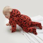 Kombinezon przejściowy chłopięcy z kapturem, czerwony, Pinokio