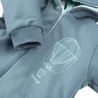 Kombinezon przejściowy chłopięcy z kapturem, niebieski, Eevi