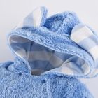 Kombinezon przejściowy chłopięcy z kapturem, niebieski, Eevi