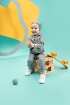 Kombinezon przejściowy chłopięcy z kapturem, niebieski, Pinokio