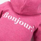 Kombinezon przejściowy dziewczęcy z kapturem, bordowy, Eevi