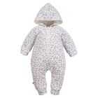 Kombinezon przejściowy dziewczęcy z kapturem, ecru, Eevi