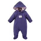 Kombinezon przejściowy dziewczęcy z kapturem, granatowy, Eevi