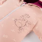 Kombinezon przejściowy dziewczęcy z kapturem, jasnoróżowy, Eevi