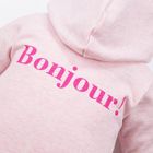 Kombinezon przejściowy dziewczęcy z kapturem, różowy, Eevi