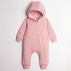 Kombinezon przejściowy dziewczęcy z kapturem, różowy, Nicol